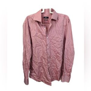 Boss Hugo Boss Men’s Slim Fit‎ Red Button Down Long Sleeve- Size 41/16